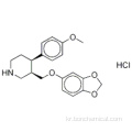 rac-trans-4-Desfluoro-4-methoxy Paroxetine 염산염 CAS 127017-74-7